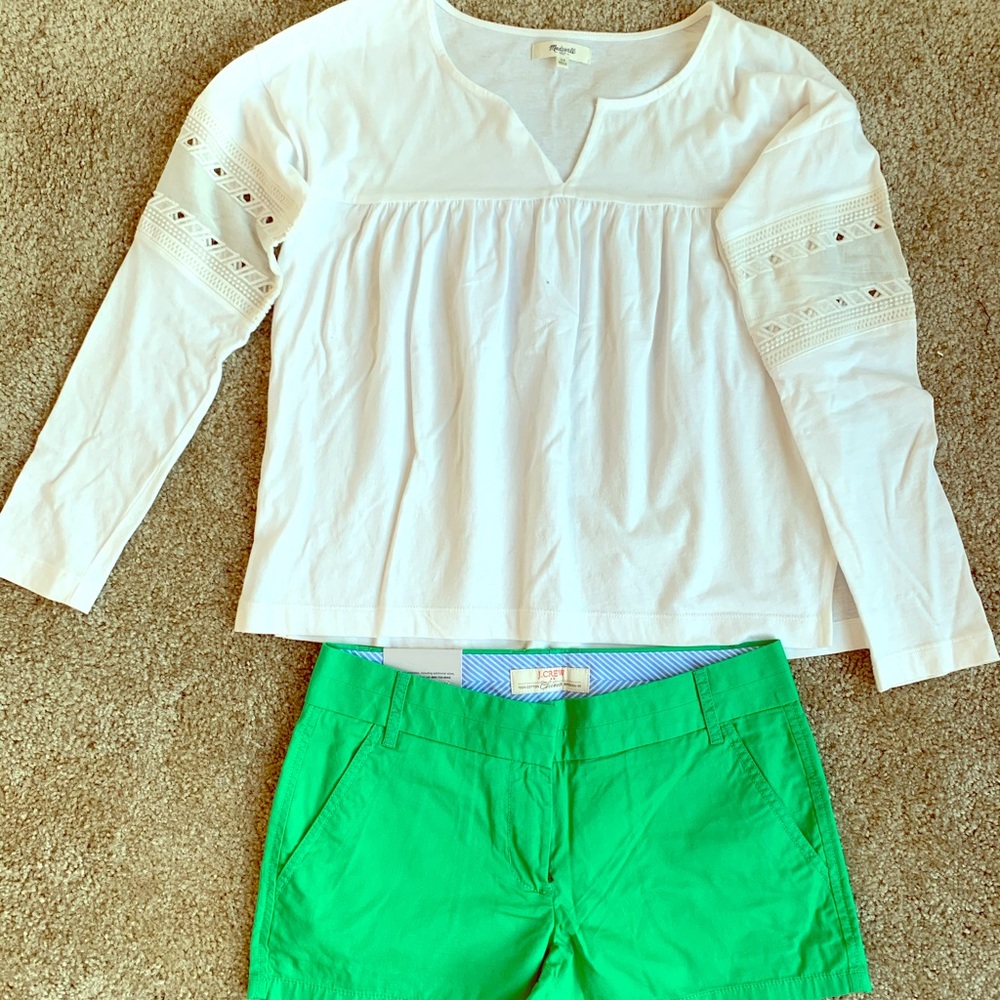 White Madewell long sleeve